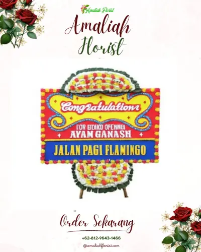 Bunga Papan Congratulation di Bunutin